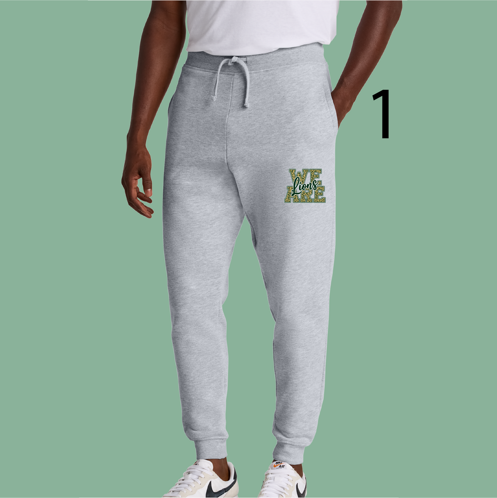 Unisex Fleece Jogger - Heather Gray - Ridge Elementary