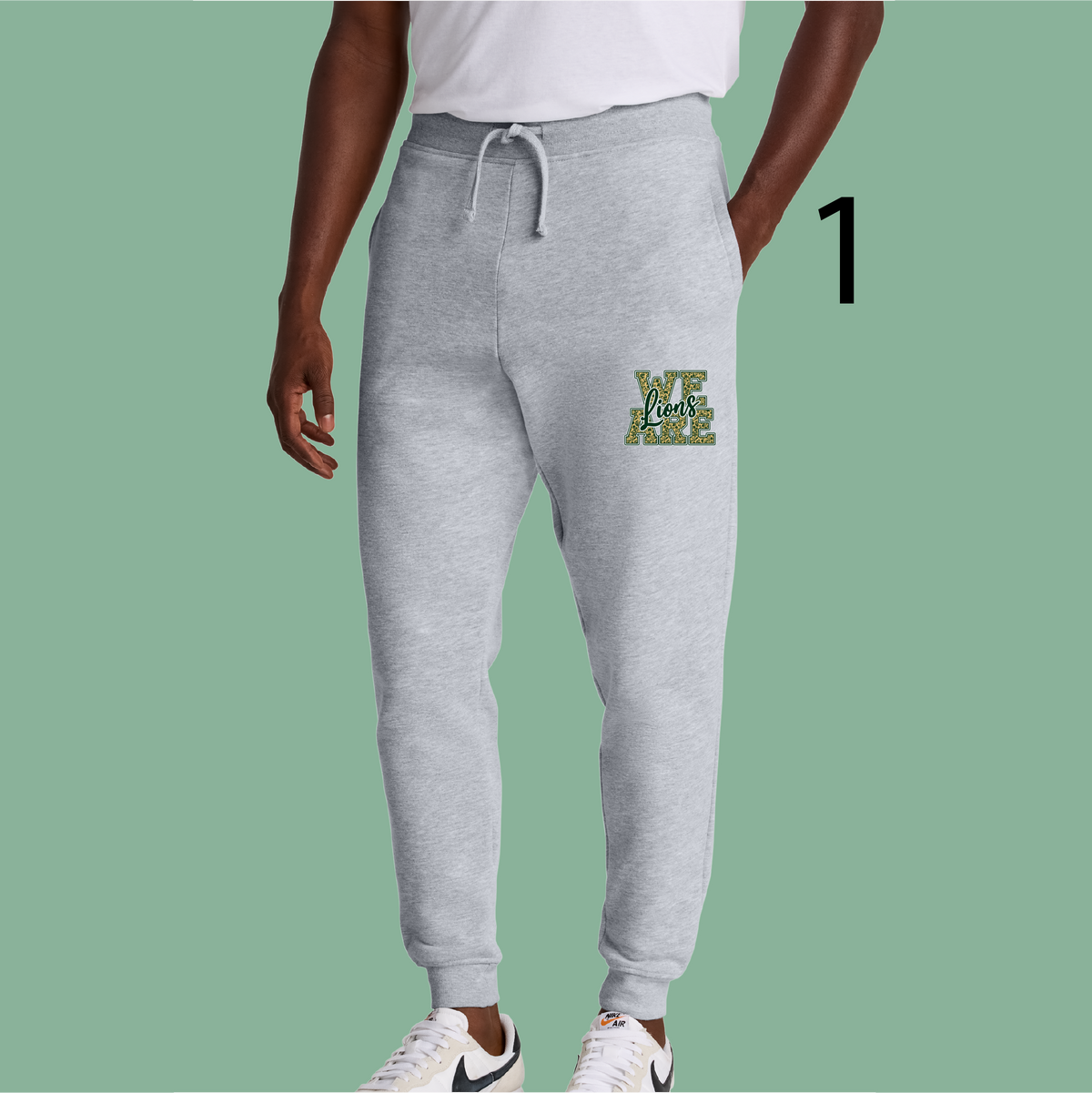 Unisex Fleece Jogger - Heather Gray - Ridge Elementary