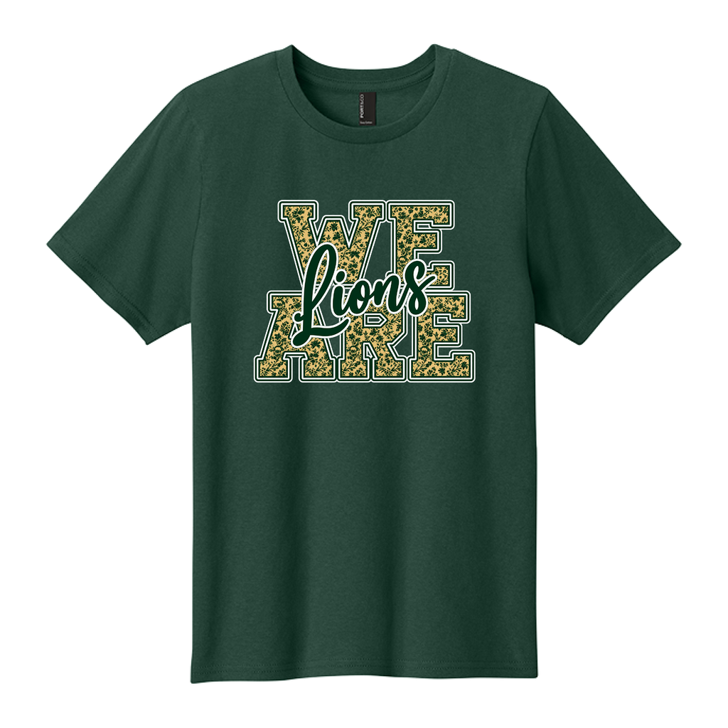 YOUTH Easy Cotton Tee - Dark Green - Ridge Elementary