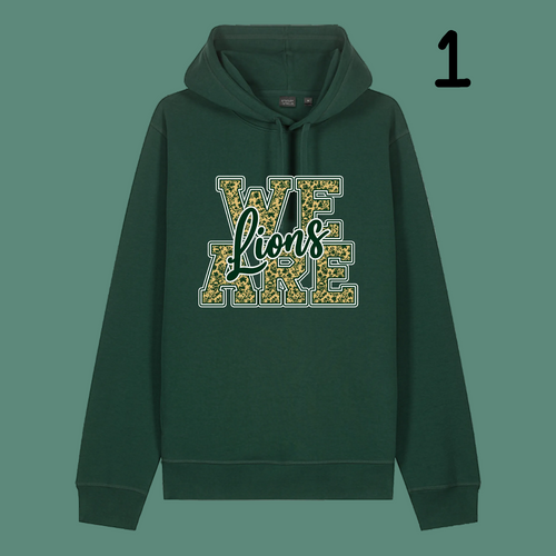 Adult Unisex Sounder Hooded Sweatshirt - Bottle Green - Ridge Elementary