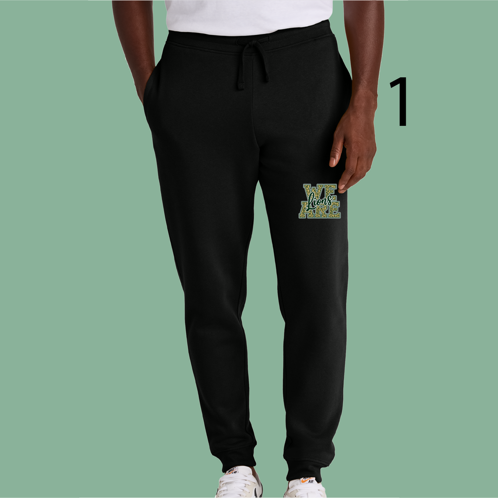 Unisex Fleece Jogger - Black - Ridge Elementary