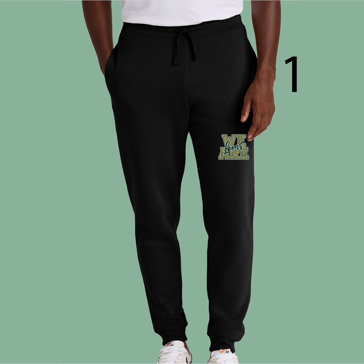 Unisex Fleece Jogger - Black - Ridge Elementary