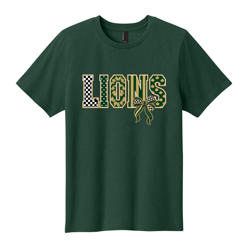 YOUTH Easy Cotton Tee - Dark Green - Ridge Elementary