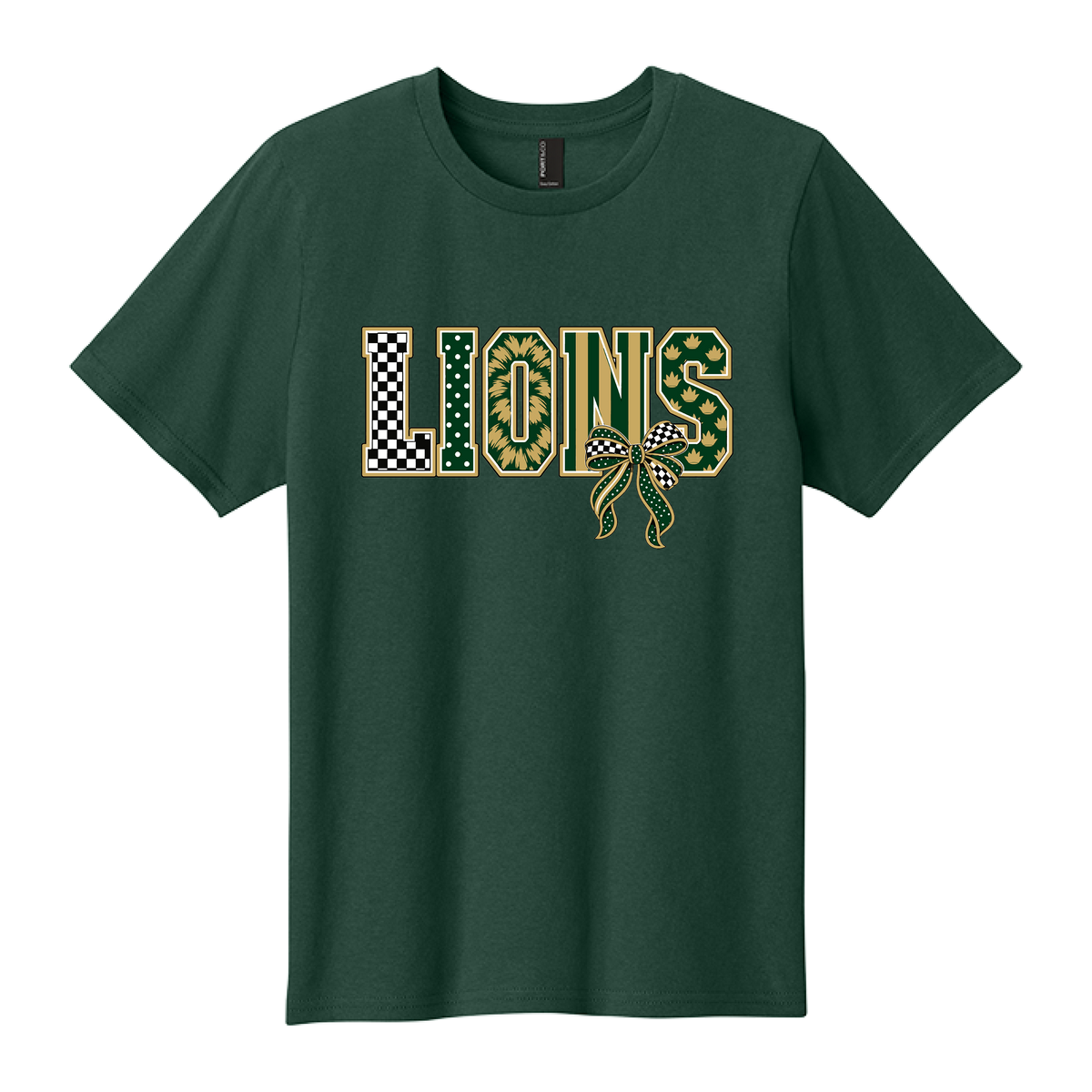 YOUTH Easy Cotton Tee - Dark Green - Ridge Elementary
