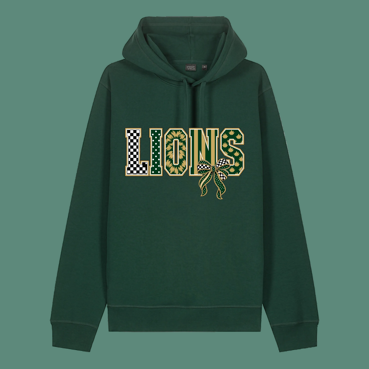 Adult Unisex Sounder Hooded Sweatshirt - Bottle Green - Ridge Elementary