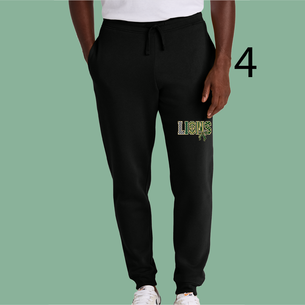 Unisex Fleece Jogger - Black - Ridge Elementary