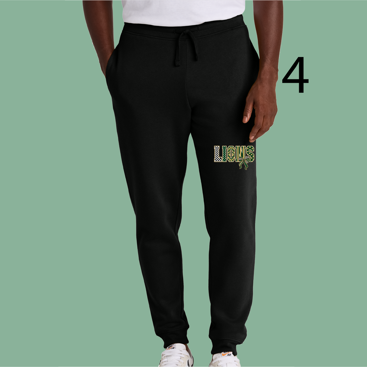Unisex Fleece Jogger - Black - Ridge Elementary