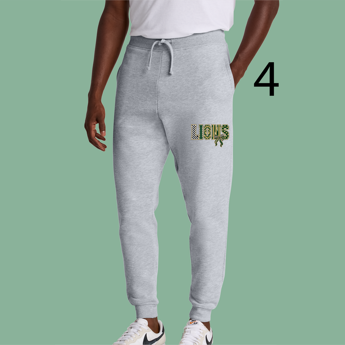 Unisex Fleece Jogger - Heather Gray - Ridge Elementary