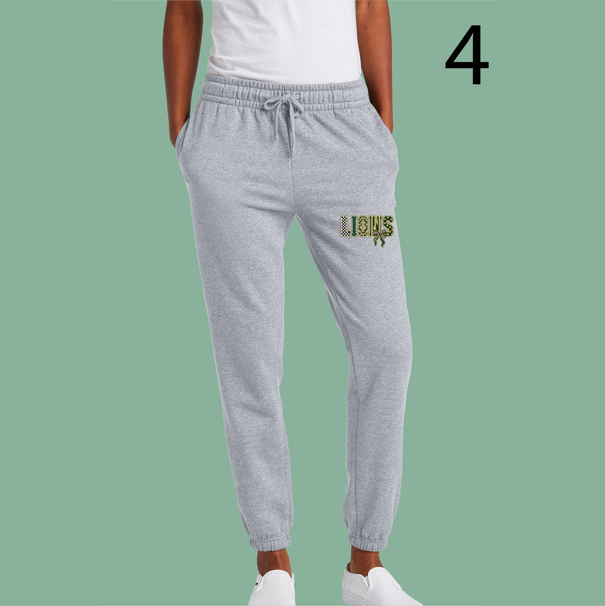 Women’s Fleece Sweatpant - Heather Gray - Ridge Elementary