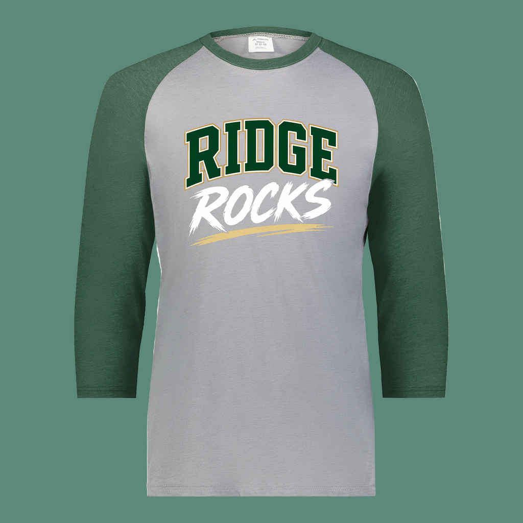 Youth Baseball 3/4 T-Shirt - Ridge Elementary