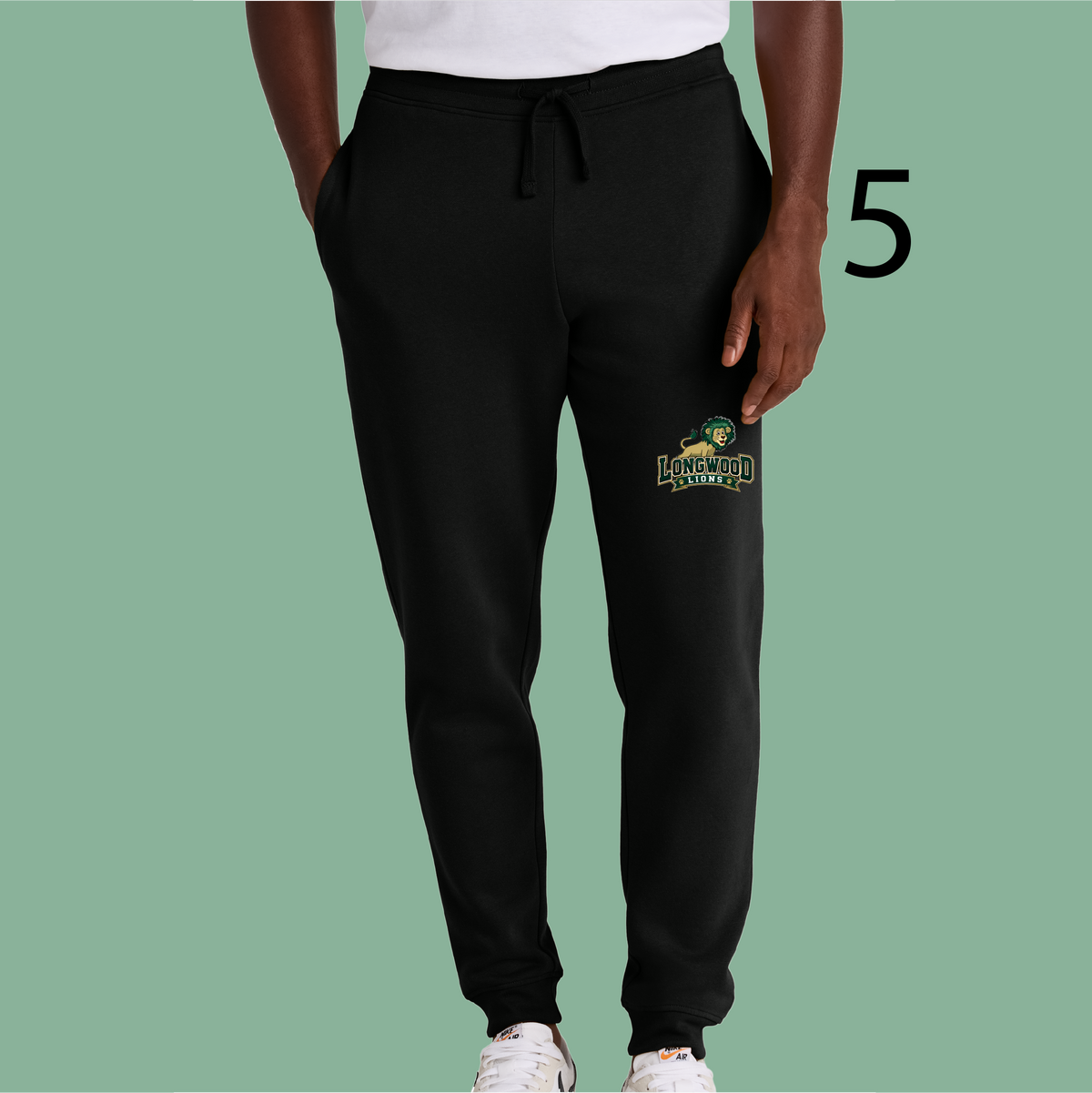 Unisex Fleece Jogger - Black - Ridge Elementary