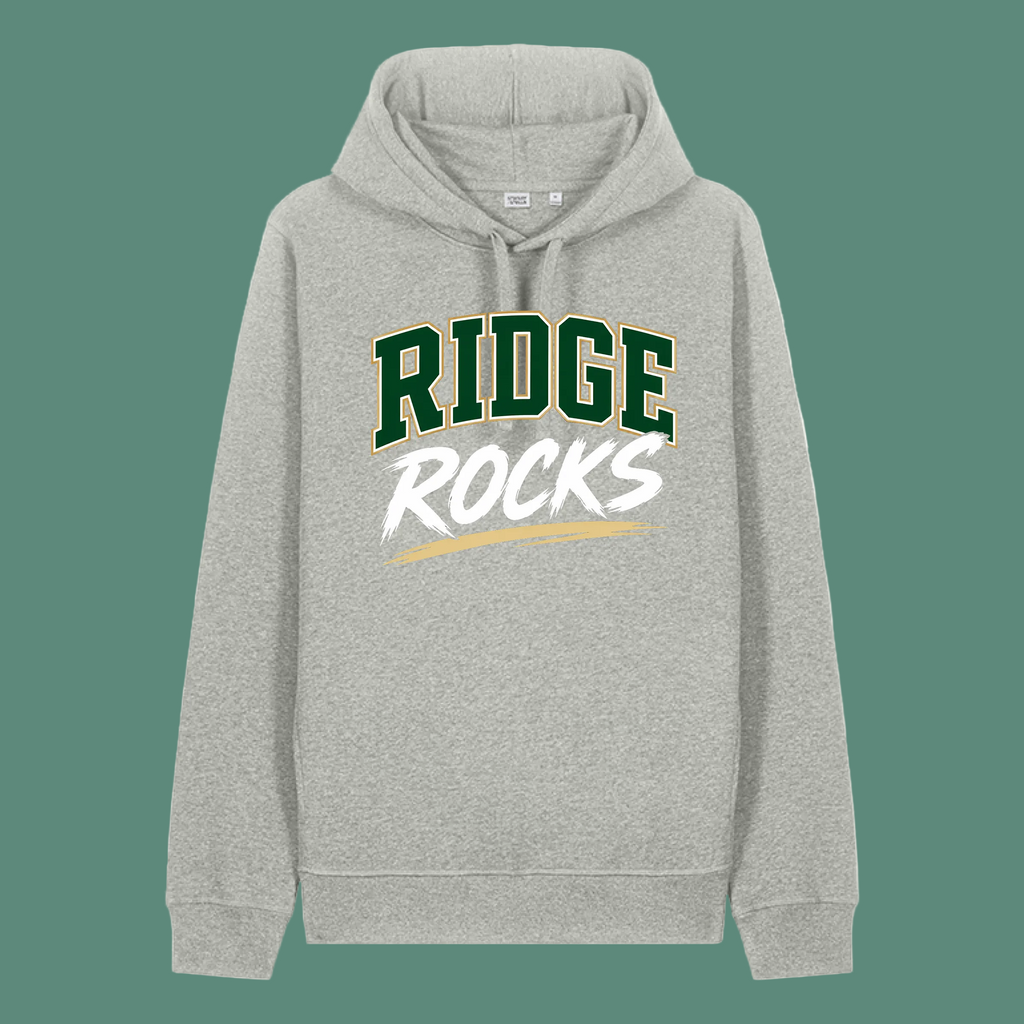 Adult Unisex Sounder Hooded Sweatshirt - Heather Gray - Ridge Elementary