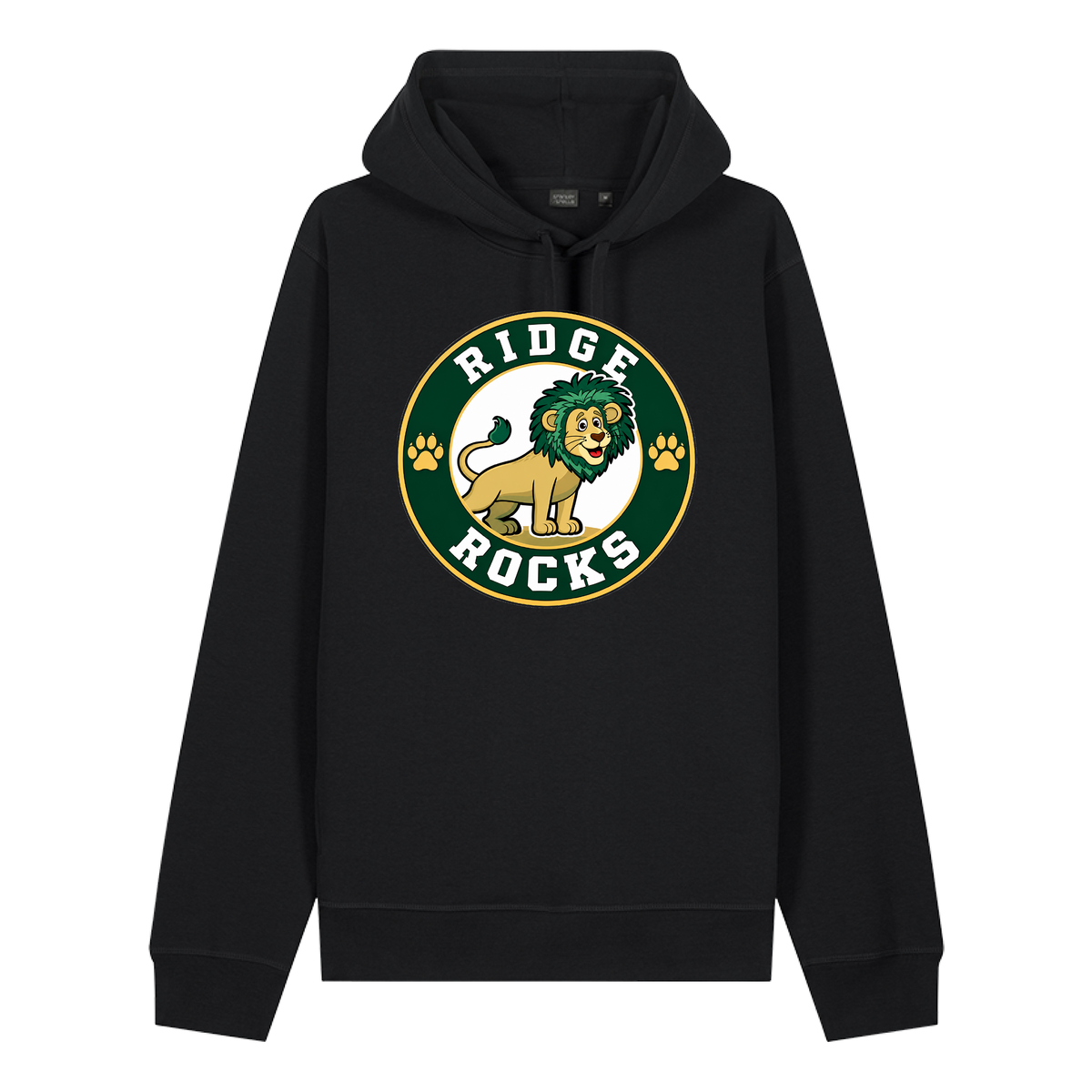 Adult Unisex Sounder Hooded Sweatshirt - Black - Ridge Elementary