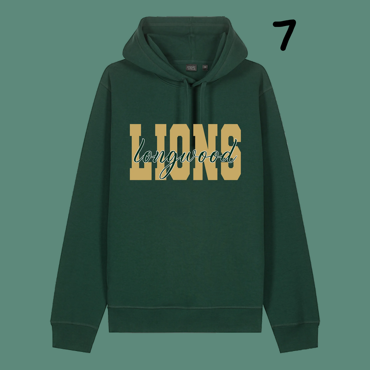 Adult Unisex Sounder Hooded Sweatshirt - Bottle Green - Ridge Elementary