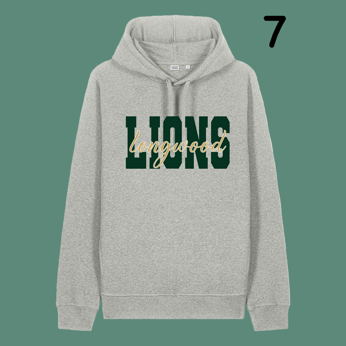 Adult Unisex Sounder Hooded Sweatshirt - Heather Gray - Ridge Elementary