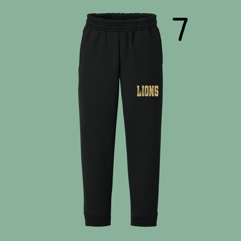 YOUTH Core Fleece Jogger - Black - Ridge Elementary