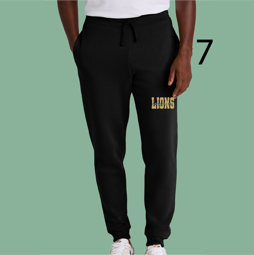 Unisex Fleece Jogger - Black - Ridge Elementary