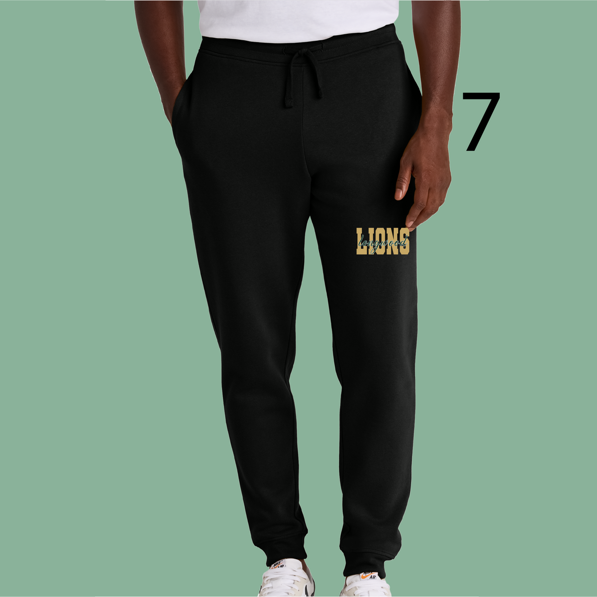 Unisex Fleece Jogger - Black - Ridge Elementary