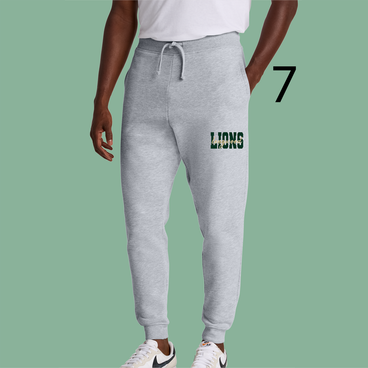 Unisex Fleece Jogger - Heather Gray - Ridge Elementary