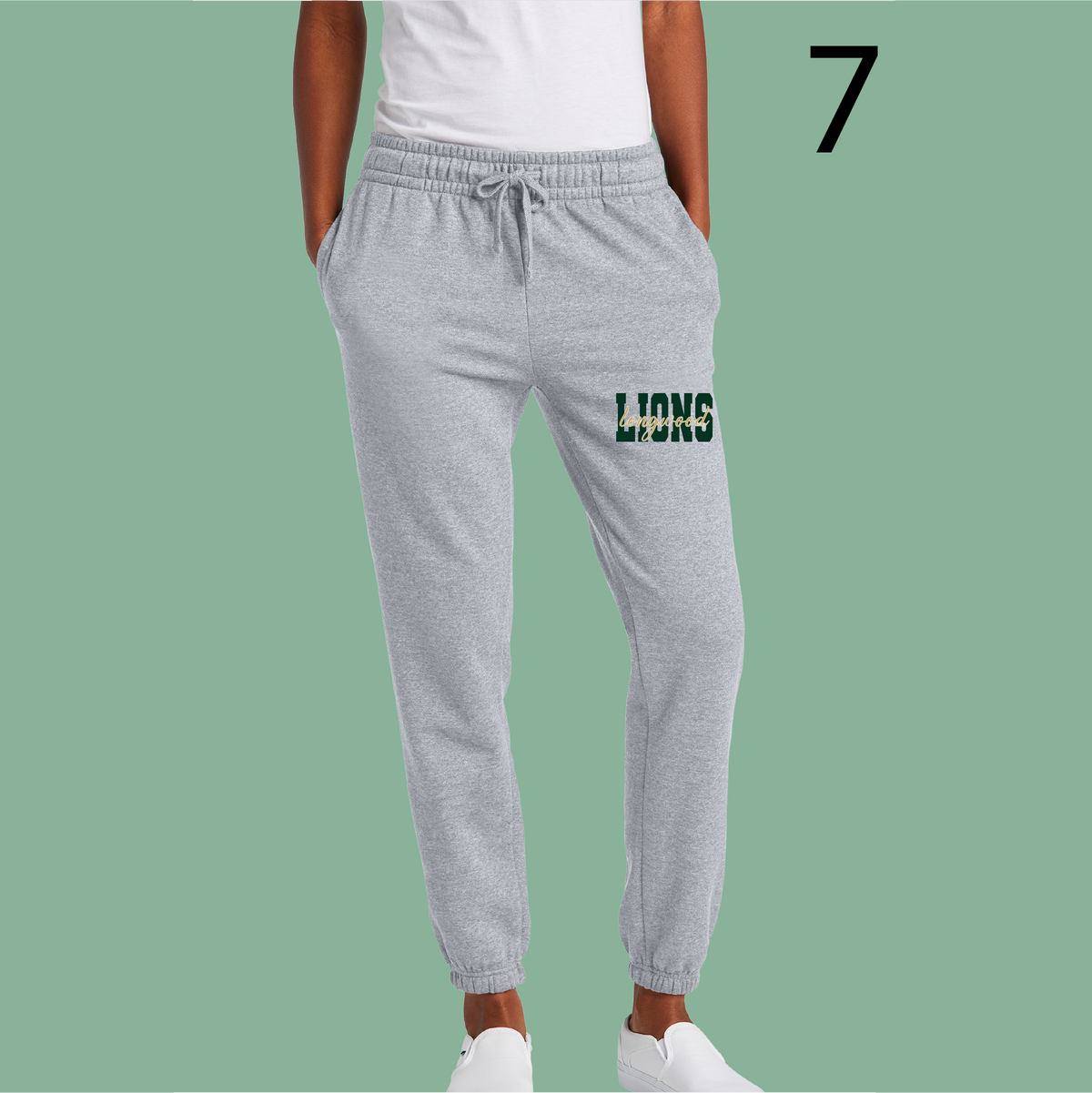 Women’s Fleece Sweatpant - Heather Gray - Ridge Elementary
