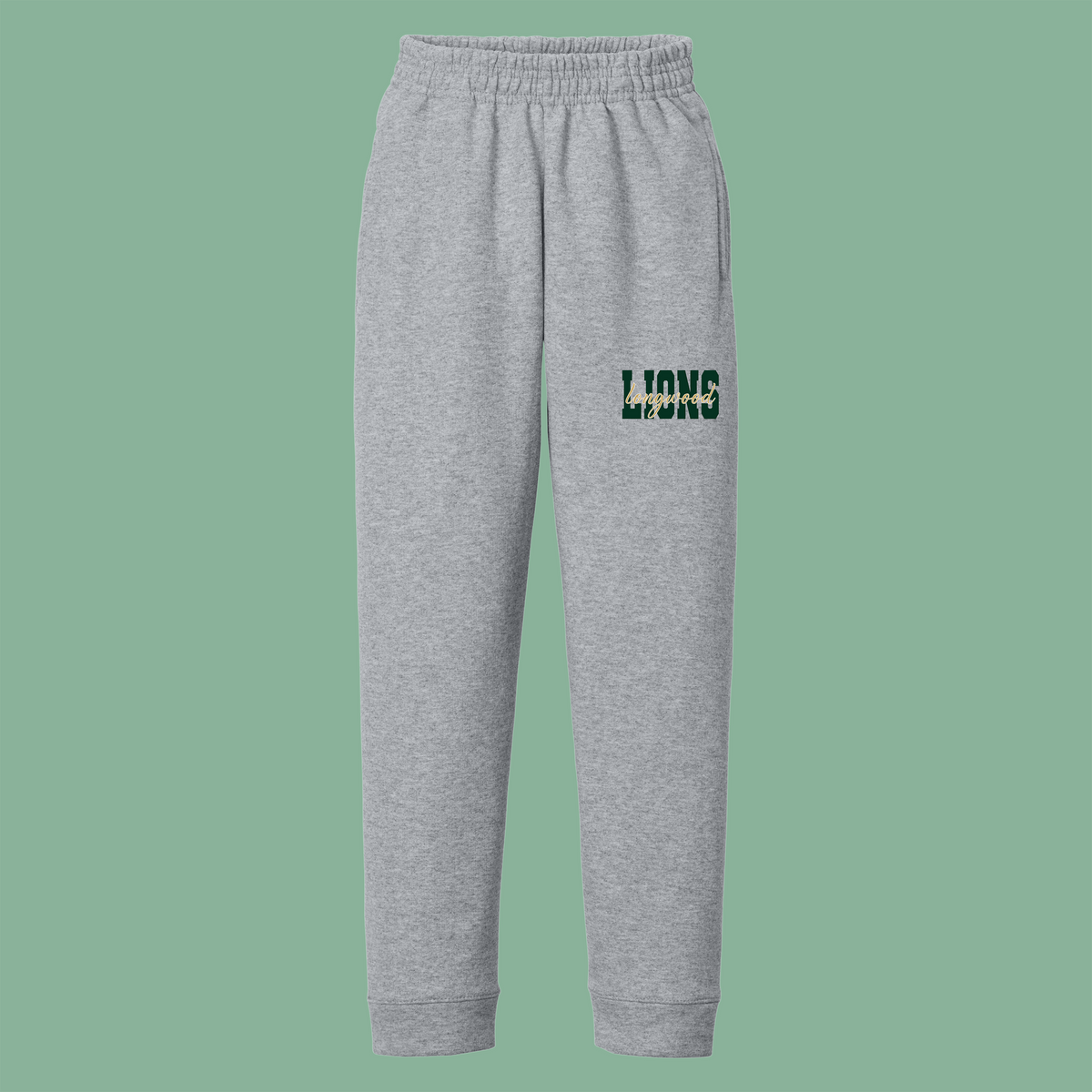 YOUTH Core Fleece Jogger - Heather Gray - Ridge Elementary