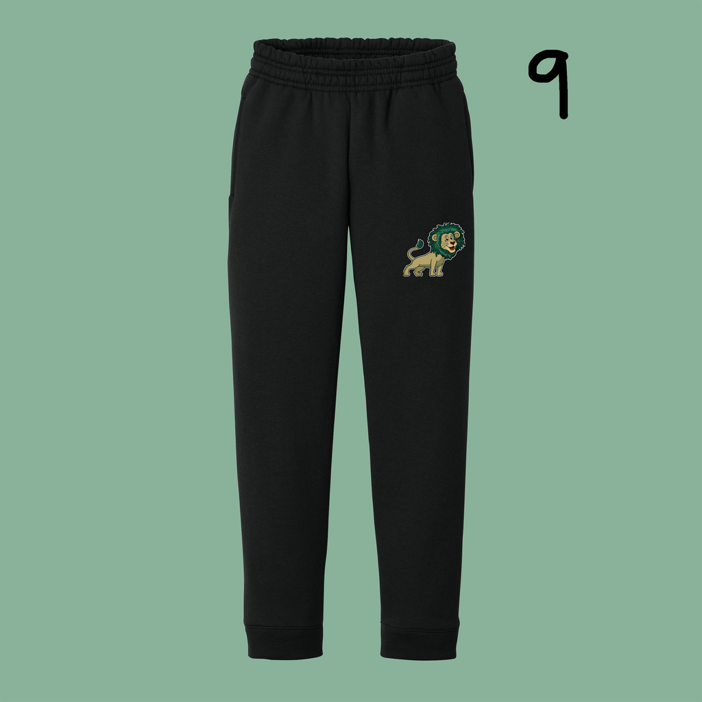 YOUTH Core Fleece Jogger - Black - Ridge Elementary