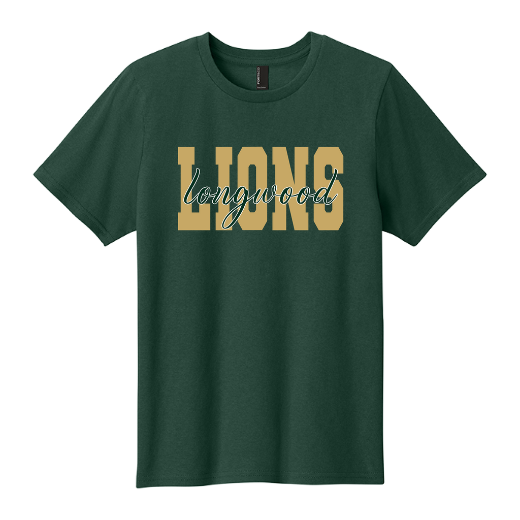 YOUTH Easy Cotton Tee - Dark Green - Ridge Elementary