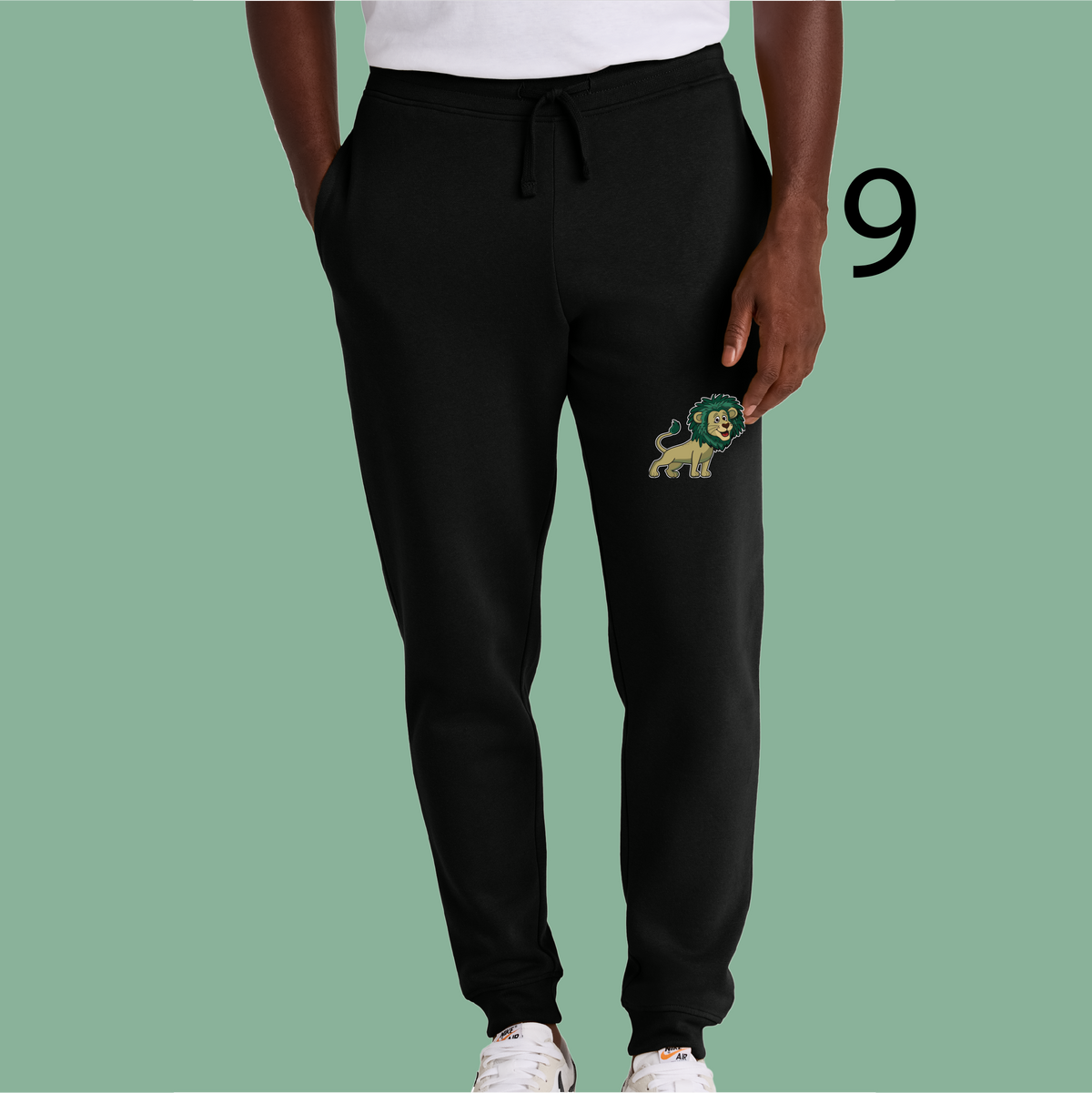 Unisex Fleece Jogger - Black - Ridge Elementary