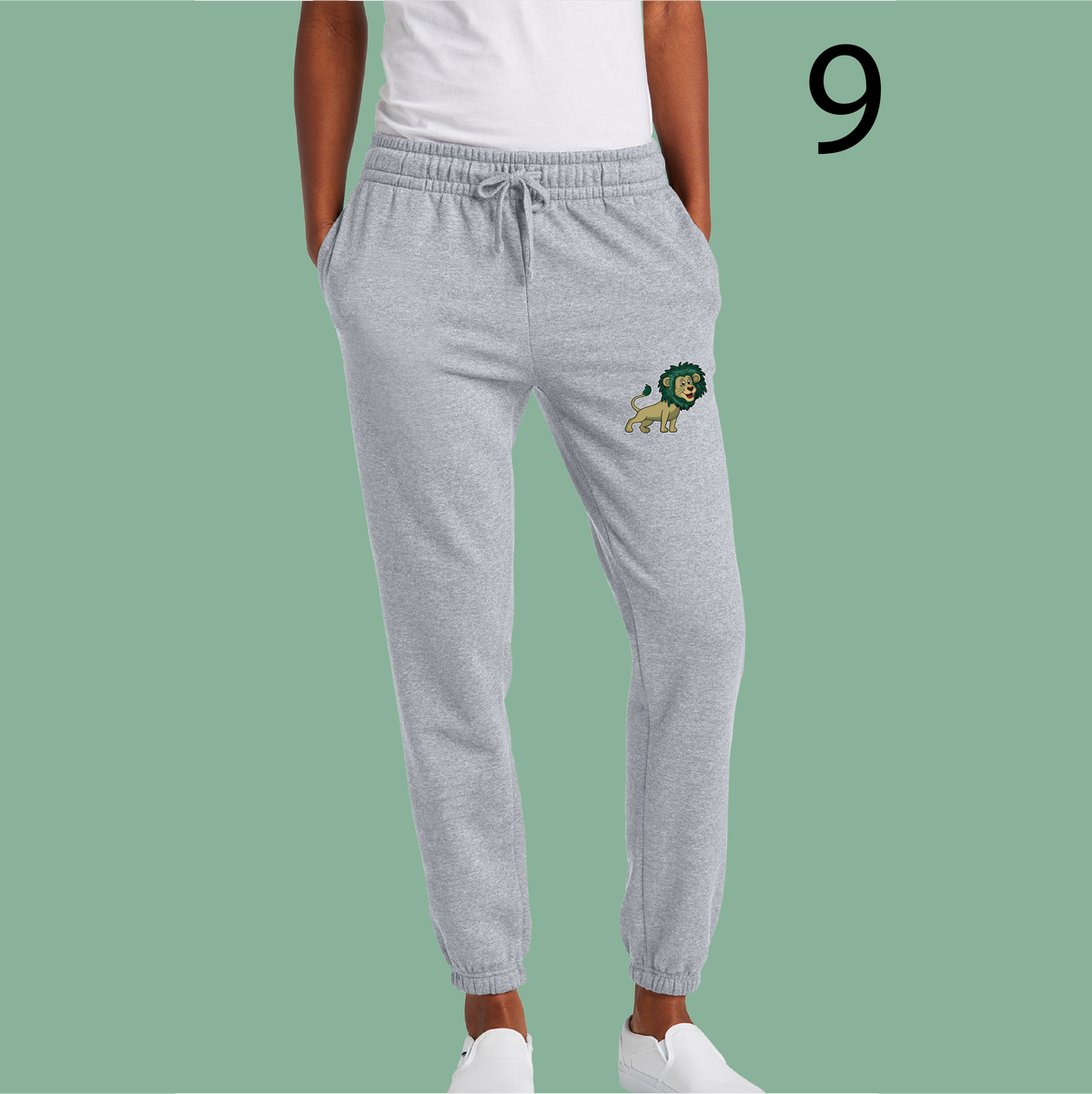 Women’s Fleece Sweatpant - Heather Gray - Ridge Elementary
