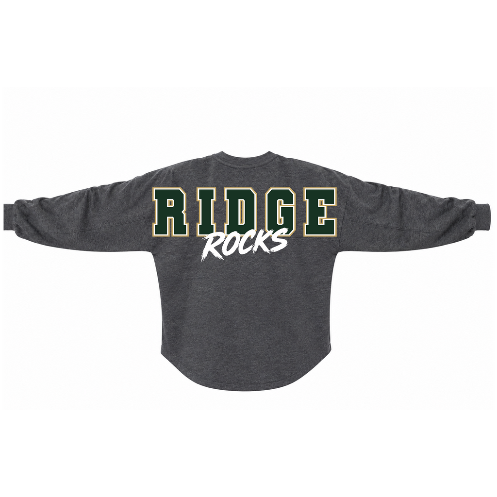 Spirit Jersey - Charcoal Heather - Ridge Elementary