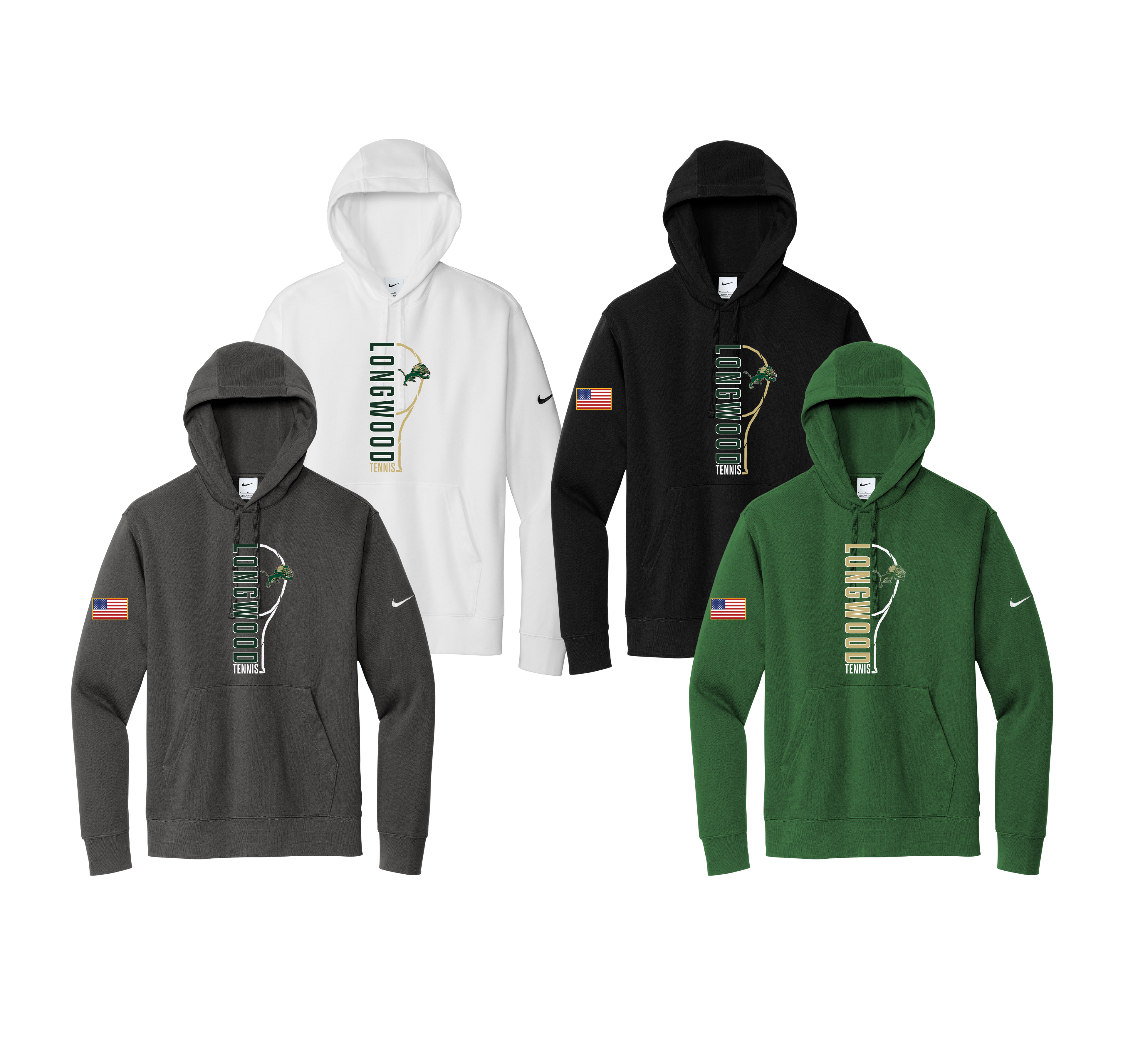 Nike Club Fleece Sleeve Swoosh Pullover Hoodie